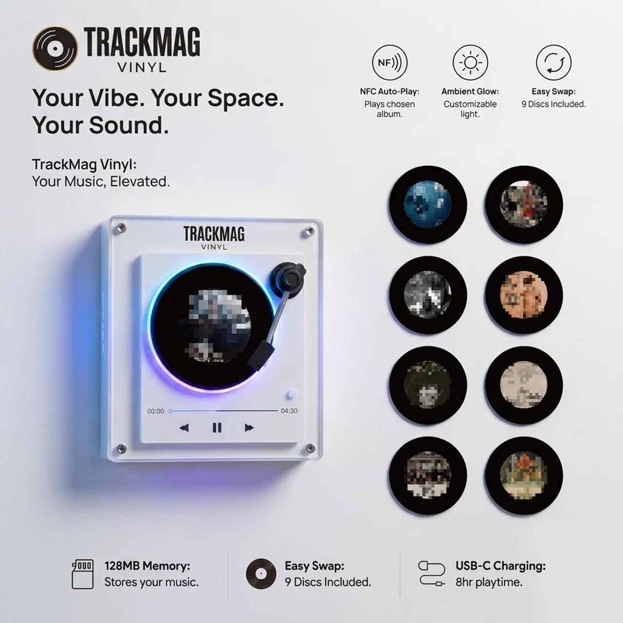 TrackMag™ Mini Vynil
